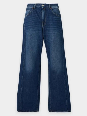 Jeansy Relaxed Fit Replay ciemnoniebieski