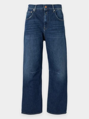 Jeansy Relaxed Fit Replay ciemnoniebieski