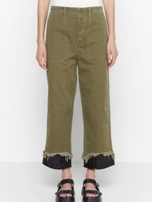 Jeansy Relaxed Fit Replay oliwkowy