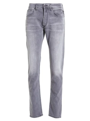 Jeansy Relaxed Fit Replay szary