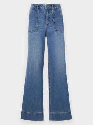 Jeansy Relaxed Fit Rouge Edit ciemnoniebieski