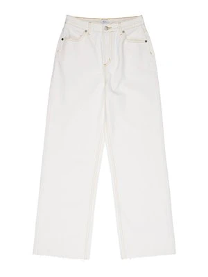 Jeansy Relaxed Fit RVCA biały
