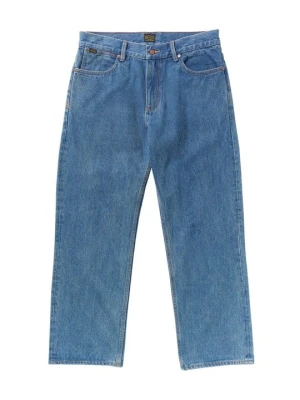 Jeansy Relaxed Fit RVCA niebieski
