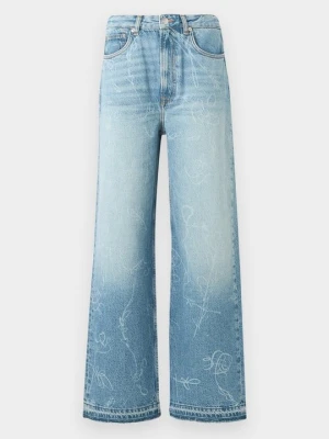 Jeansy Relaxed Fit Samsøe Samsøe niebieski denim