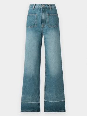 Jeansy Relaxed Fit Samsøe Samsøe niebieski denim