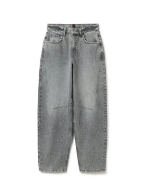 Jeansy Relaxed Fit Stefanel szary