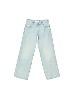 Jeansy Relaxed Fit Stradivarius jasnoniebieski denim