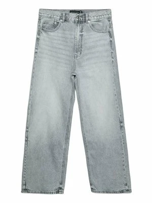 Jeansy Relaxed Fit Stradivarius ciemnoszary