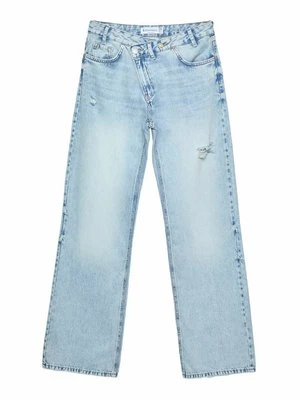 Jeansy Relaxed Fit Stradivarius used denim