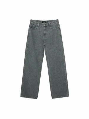Jeansy Relaxed Fit Stradivarius ciemnoszary