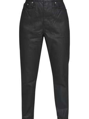 Jeansy Relaxed Fit Topshop czarny