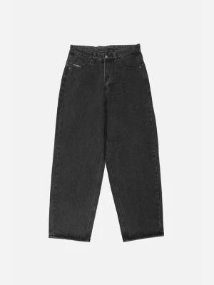 Jeansy Relaxed Fit Wasted Paris czarny