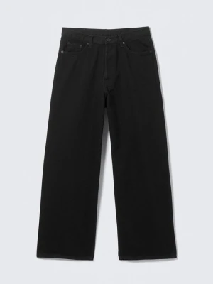 Jeansy Relaxed Fit Weekday czarny