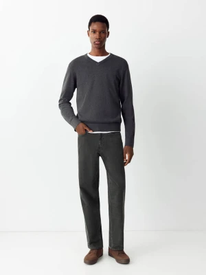 Dżinsy relaxed fit antracytowy - Teen - MANGO TEEN