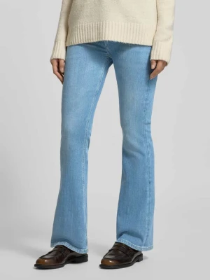 Jeansy rozkloszowane z 5 kieszeniami Guess