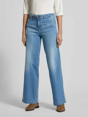 Jeansy rozkloszowane z 5 kieszeniami Liu Jo White