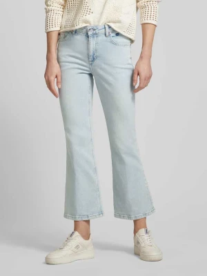 Jeansy rozkloszowane z 5 kieszeniami Oui