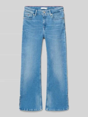 Jeansy rozkloszowane z mieszanki bawełny Tommy Hilfiger Niebieski