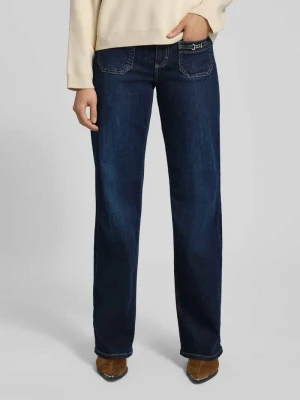 Jeansy rozkloszowane z nakładanymi kieszeniami model ‘LIZ SMART BUCKLE’ Angels