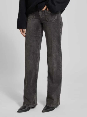 Jeansy rozkloszowane z nakładanymi kieszeniami model ‘LIZ SMART BUCKLE’ Angels