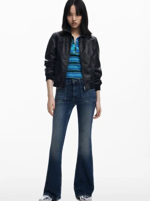 Jeansy rozszerzane Desigual