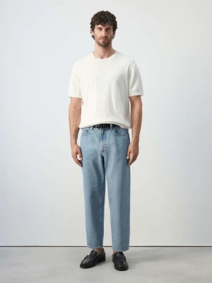 Jeansy Sammy cropped carrot fit jasnoniebieski - Mężczyzna - MANGO MAN