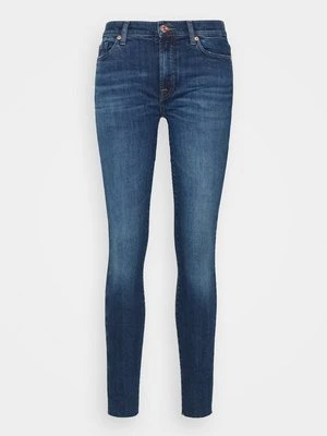 Jeansy Skinny Fit 7 For All Mankind granatowy