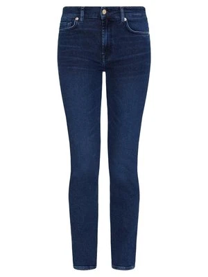 Jeansy Skinny Fit 7 For All Mankind granatowy