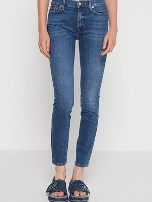 Jeansy Skinny Fit 7 For All Mankind niebieski