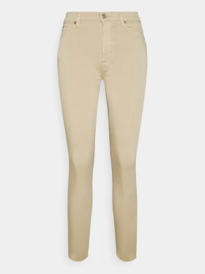 Jeansy Skinny Fit 7 For All Mankind beżowy