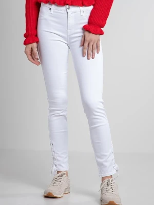Jeansy Skinny Fit 7 For All Mankind biały