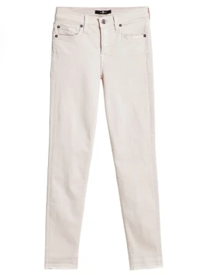 Jeansy Skinny Fit 7 For All Mankind biały