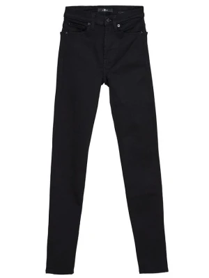 Jeansy Skinny Fit 7 For All Mankind czarny