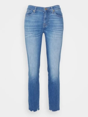 Jeansy Skinny Fit 7 For All Mankind niebieski