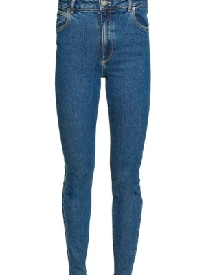 Jeansy Skinny Fit Abrand Jeans niebieski denim