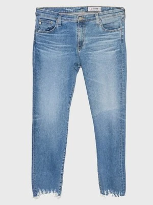 Jeansy Skinny Fit Ag Jeans niebieski