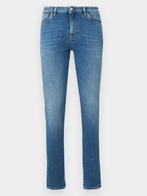 Jeansy Skinny Fit Ag Jeans niebieski