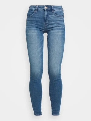 Jeansy Skinny Fit American Eagle granatowy