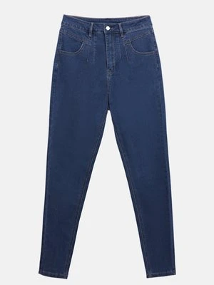Jeansy Skinny Fit Anna Field By Zalando niebieski denim