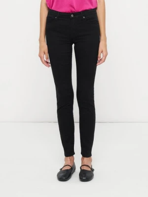 Jeansy Skinny Fit Armani Exchange czarny melanż