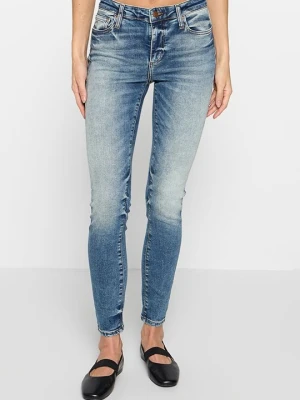 Jeansy Skinny Fit Armani Exchange niebieski