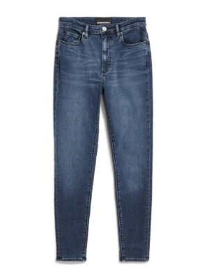 Jeansy Skinny Fit ARMEDANGELS niebieski denim