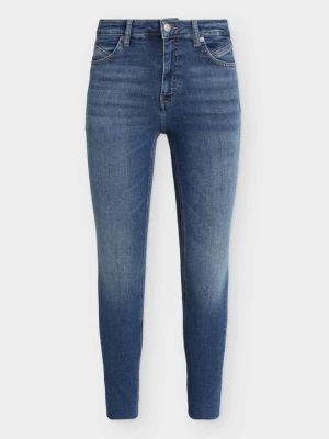 Jeansy Skinny Fit Boss granatowy