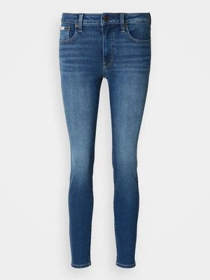 Jeansy Skinny Fit Calvin Klein Jeans ciemnoniebieski
