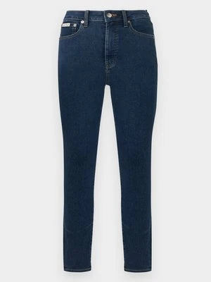 Jeansy Skinny Fit Calvin Klein Jeans ciemnoniebieski