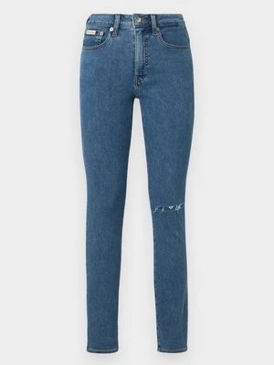Jeansy Skinny Fit Calvin Klein Jeans niebieski denim