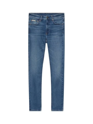 Jeansy Skinny Fit Calvin Klein Jeans niebieski