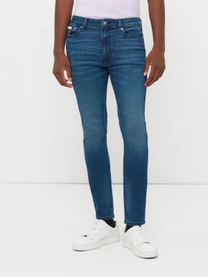 Jeansy Skinny Fit Calvin Klein Jeans niebieski