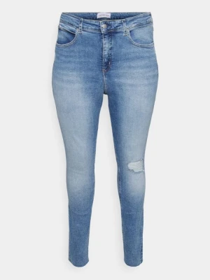 Jeansy Skinny Fit Calvin Klein niebieski denim