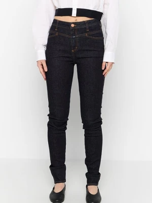 Jeansy Skinny Fit Closed granatowy
